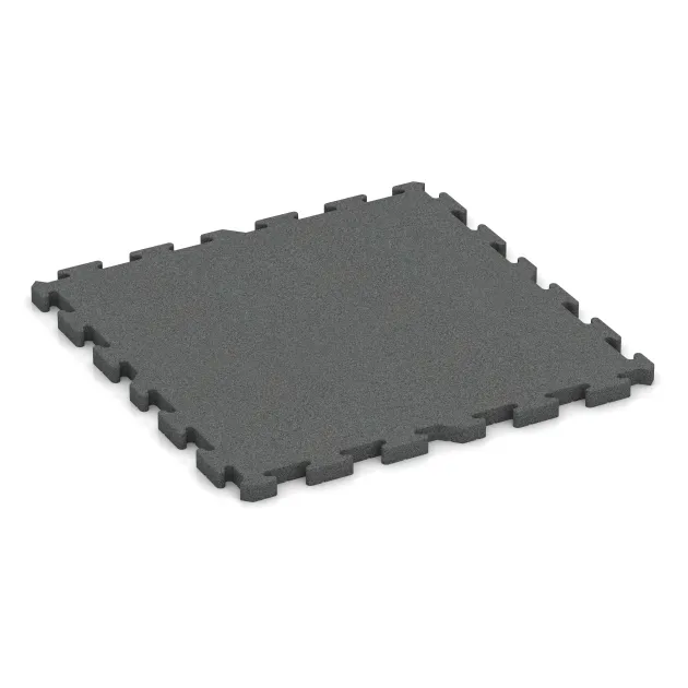 Podlahová krytina pro psy von WARCO im Farbdesign Šedá břidlice mit den Abmessungen 1000 x 1000 x 40 mm. Produktfoto von Artikel 4073 in der Aufsicht von schräg vorne.