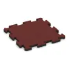 Venkovní dlaždice na klik von WARCO im Farbdesign Korálově červená mit den Abmessungen 500 x 500 x 30 mm. Produktfoto von Artikel 4633 in der Aufsicht von schräg vorne.
