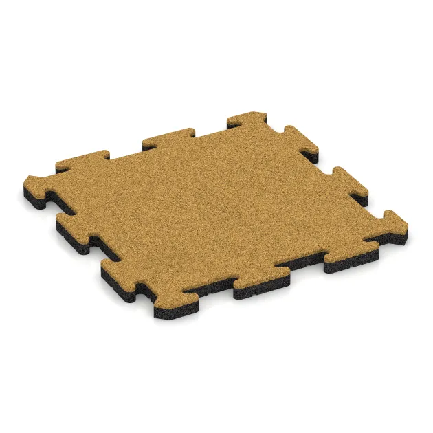 Venkovní dlaždice na klik von WARCO im Farbdesign Citronová žlutá mit den Abmessungen 500 x 500 x 30 mm. Produktfoto von Artikel 5307 in der Aufsicht von schräg vorne.