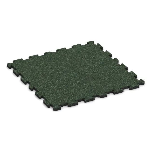 Vnitřní podlahová dlaždice puzzle von WARCO im Farbdesign Anglický trávník mit den Abmessungen 1000 x 1000 x 30 mm. Produktfoto von Artikel 5850 in der Aufsicht von schräg vorne.