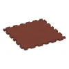 Podlahová krytina pro psy von WARCO im Farbdesign Cihlově červená mit den Abmessungen 1000 x 1000 x 30 mm. Produktfoto von Artikel 3355 in der Aufsicht von schräg vorne.