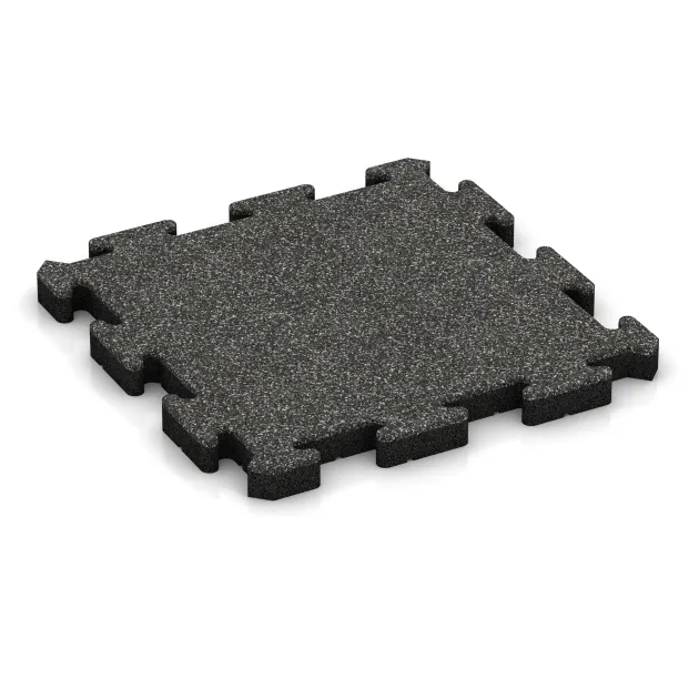 Paving slab von WARCO im Farbdesign Tmavě šedý granit mit den Abmessungen 500 x 500 x 50 mm. Produktfoto von Artikel 3056 in der Aufsicht von schräg vorne.