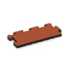Okrajová dlaždice von WARCO im Farbdesign Světle červenooranžová mit den Abmessungen 500 x 235 x 30 mm. Produktfoto von Artikel 5315 in der Aufsicht von schräg vorne.