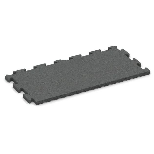 Okrajová dlaždice von WARCO im Farbdesign Šedá břidlice mit den Abmessungen 1000 x 485 x 30 mm. Produktfoto von Artikel 5068 in der Aufsicht von schräg vorne.
