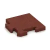 Rohová dlaždice von WARCO im Farbdesign Cihlově červená mit den Abmessungen 235 x 235 x 30 mm. Produktfoto von Artikel 4927 in der Aufsicht von schräg vorne.