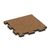 Rohová dlaždice HD von WARCO im Farbdesign Terra Cotta mit den Abmessungen 485 x 485 x 30 mm. Produktfoto von Artikel 5055 in der Aufsicht von schräg vorne.