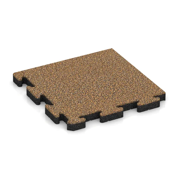 Rohová dlaždice von WARCO im Farbdesign Maroko mit den Abmessungen 485 x 485 x 40 mm. Produktfoto von Artikel 5110 in der Aufsicht von schräg vorne.