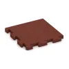 Rohová dlaždice von WARCO im Farbdesign Cihlově červená mit den Abmessungen 485 x 485 x 40 mm. Produktfoto von Artikel 5153 in der Aufsicht von schräg vorne.