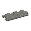 Okrajová dlaždice von WARCO im Farbdesign Šedý granit mit den Abmessungen 500 x 235 x 18 mm. Produktfoto von Artikel 4690 in der Aufsicht von schräg vorne.
