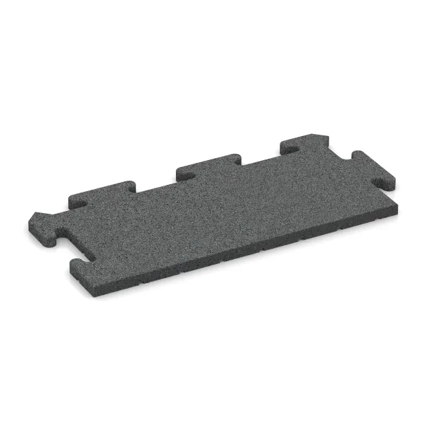 Okrajová dlaždice HD von WARCO im Farbdesign Šedá břidlice mit den Abmessungen 500 x 235 x 18 mm. Produktfoto von Artikel 4817 in der Aufsicht von schräg vorne.