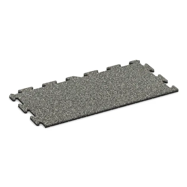 Okrajová dlaždice HD von WARCO im Farbdesign Šedý granit mit den Abmessungen 1000 x 485 x 18 mm. Produktfoto von Artikel 4781 in der Aufsicht von schräg vorne.