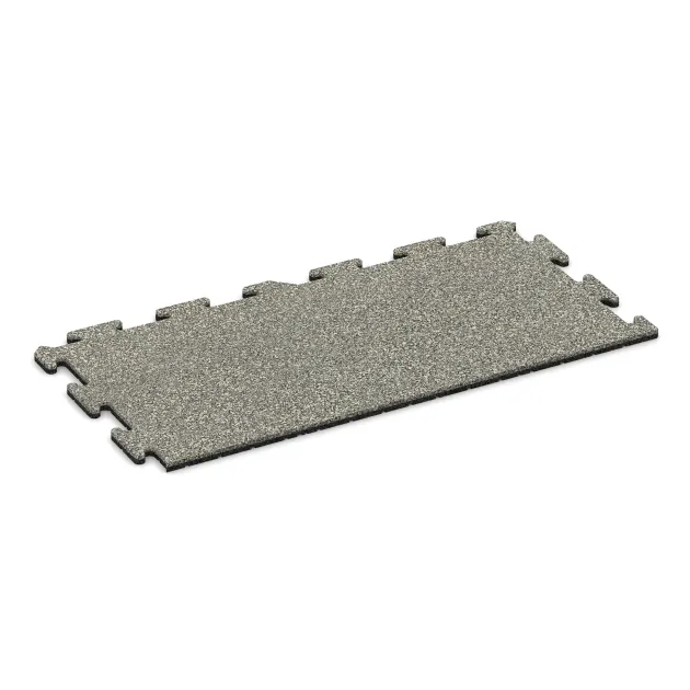 Okrajová dlaždice HD von WARCO im Farbdesign Světlý granit mit den Abmessungen 1000 x 485 x 18 mm. Produktfoto von Artikel 4780 in der Aufsicht von schräg vorne.