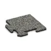 Rohová dlaždice von WARCO im Farbdesign Šedý granit mit den Abmessungen 235 x 235 x 18 mm. Produktfoto von Artikel 4711 in der Aufsicht von schräg vorne.