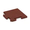 Rohová dlaždice von WARCO im Farbdesign Cihlově červená mit den Abmessungen 235 x 235 x 18 mm. Produktfoto von Artikel 4814 in der Aufsicht von schräg vorne.