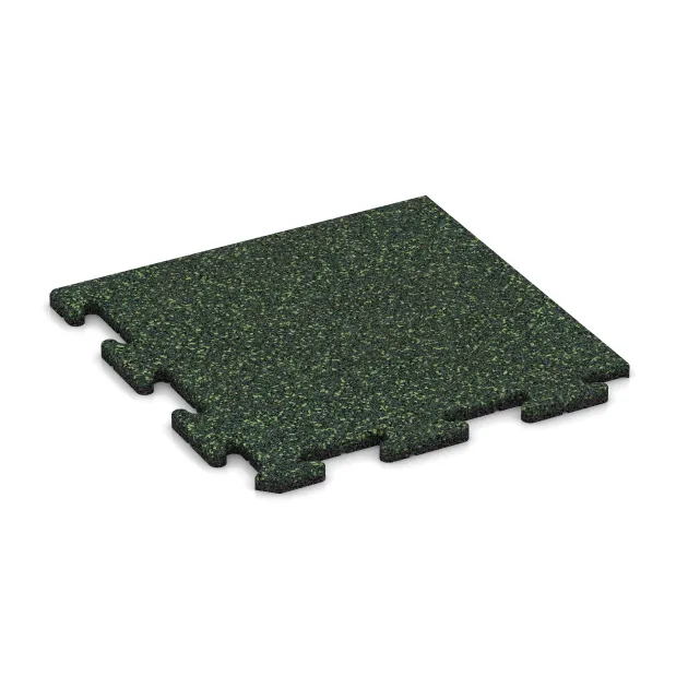 Rohová dlaždice HD von WARCO im Farbdesign Anglický trávník mit den Abmessungen 485 x 485 x 18 mm. Produktfoto von Artikel 4796 in der Aufsicht von schräg vorne.