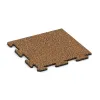 Rohová dlaždice von WARCO im Farbdesign Terra Cotta mit den Abmessungen 485 x 485 x 18 mm. Produktfoto von Artikel 4759 in der Aufsicht von schräg vorne.