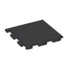 Rohová dlaždice HD Fine von WARCO im Farbdesign Antracit mit den Abmessungen 485 x 485 x 18 mm. Produktfoto von Artikel 4805 in der Aufsicht von schräg vorne.
