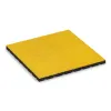Terasová dlaždice 3 cm von WARCO im Farbdesign Citronová žlutá mit den Abmessungen 500 x 500 x 30 mm. Produktfoto von Artikel 0558 in der Aufsicht von schräg vorne.