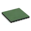 Bezpečnostní dlaždice na dětské hřiště 4,5 cm - EN 1177 ≤ 135 cm von WARCO im Farbdesign Bledě zelená mit den Abmessungen 500 x 500 x 45 mm. Produktfoto von Artikel 5538 in der Aufsicht von schräg vorne.