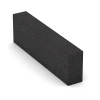 Schod z gumového granulátu von WARCO im Farbdesign Antracit mit den Abmessungen 100 x 30 x 15 cm. Produktfoto von Artikel 7028 in der Aufsicht von schräg vorne.