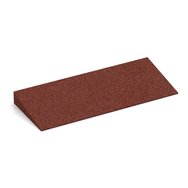 Prahová rampa 50 × 4,3 cm von WARCO im Farbdesign Cihlově červená mit den Abmessungen 50 x 20 cm | 8 < 43 mm. Produktfoto von Artikel 2243 in der Aufsicht von schräg vorne.