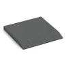 Edge tile (one chamfered side) von WARCO im Farbdesign Šedá břidlice mit den Abmessungen 500 x 500 x 45 mm. Produktfoto von Artikel 0435 in der Aufsicht von schräg vorne.