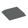 Corner tile (two chamfered sides) von WARCO im Farbdesign Šedá břidlice mit den Abmessungen 500 x 500 x 50 mm. Produktfoto von Artikel 0484 in der Aufsicht von schräg vorne.
