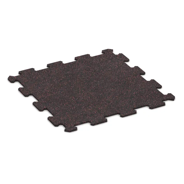 Schodová dlaždice von WARCO im Farbdesign Lehce červeně posypaná mit den Abmessungen 485 x 485 x 8 mm. Produktfoto von Artikel 0896 in der Aufsicht von schräg vorne.