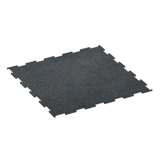 Sportovní podlaha Kompakt von WARCO im Farbdesign Lehce modře posypaná mit den Abmessungen 100 × 100 × 0,8 cm. Produktfoto von Artikel 6451 in der Aufsicht von schräg vorne.