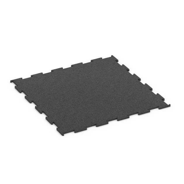 Sportovní podlaha Kompakt von WARCO im Farbdesign Antracit mit den Abmessungen 50 × 50 × 0,8 cm. Produktfoto von Artikel 6455 in der Aufsicht von schräg vorne.