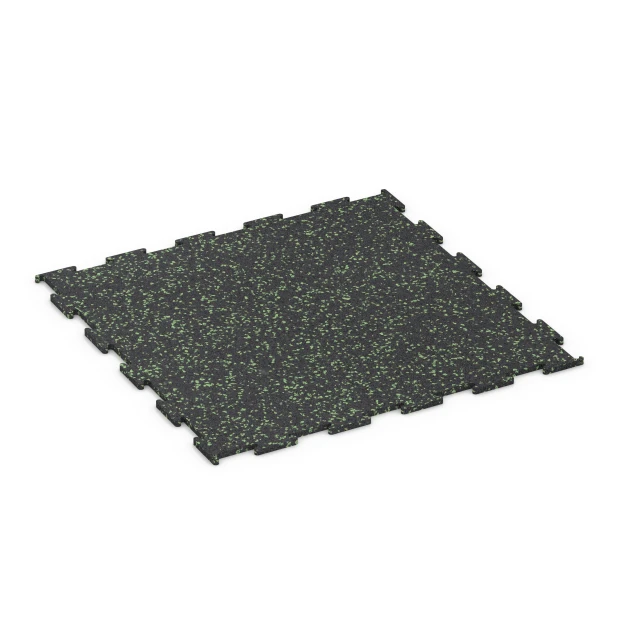 Sportovní podlaha Kompakt von WARCO im Farbdesign Lehký zelený posypaný mit den Abmessungen 50 × 50 × 0,8 cm. Produktfoto von Artikel 6459 in der Aufsicht von schräg vorne.