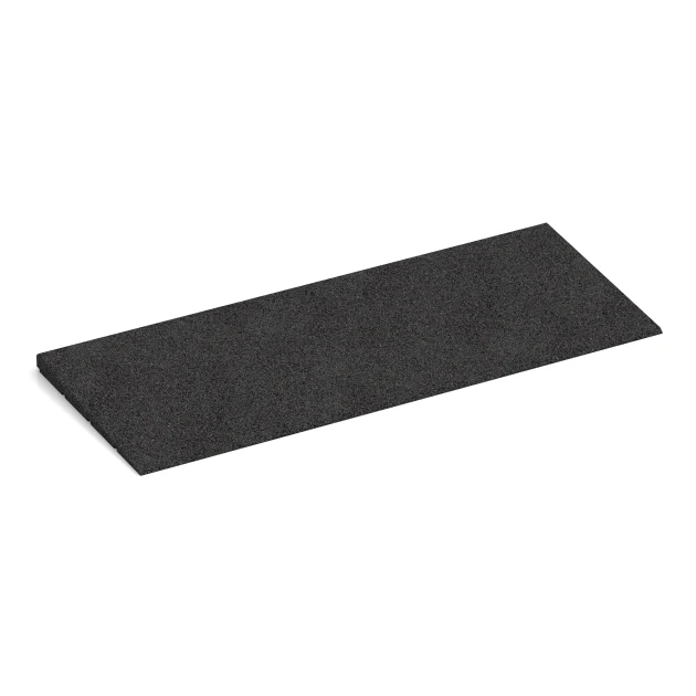 Prahová rampa 75 cm von WARCO im Farbdesign Antracit mit den Abmessungen 75 x 30 cm | 8 < 25 mm. Produktfoto von Artikel 2308 in der Aufsicht von schräg vorne.