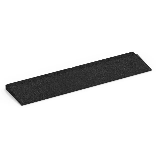 Nájezdová rampa na práh von WARCO im Farbdesign Antracit mit den Abmessungen 100 × 25 cm | 1 < 4,5 cm. Produktfoto von Artikel 6597 in der Aufsicht von schräg vorne.