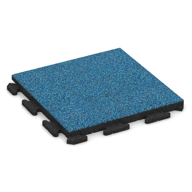 Terasa dlaždice Classic von WARCO im Farbdesign Atlantik mit den Abmessungen 500 x 500 x 40 mm. Produktfoto von Artikel 1296 in der Aufsicht von schräg vorne.