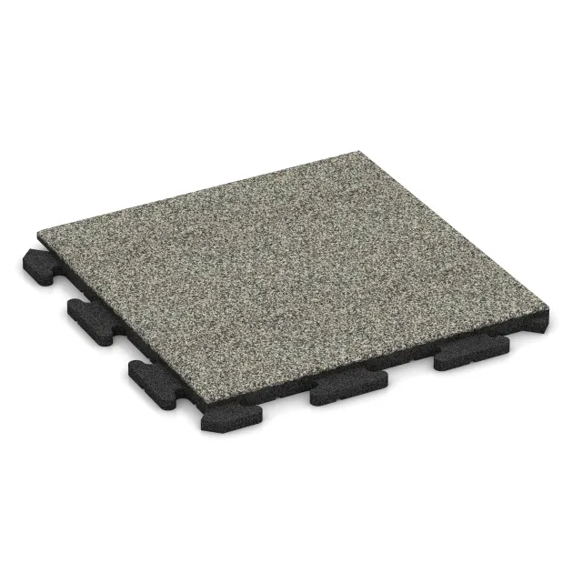 Terasa dlaždice Classic von WARCO im Farbdesign Světlý granit mit den Abmessungen 500 x 500 x 30 mm. Produktfoto von Artikel 1157 in der Aufsicht von schräg vorne.