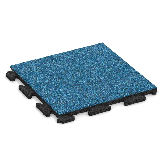 Podlahová deska do kotce von WARCO im Farbdesign Atlantik mit den Abmessungen 500 x 500 x 30 mm. Produktfoto von Artikel 1188 in der Aufsicht von schräg vorne.