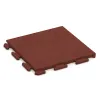 Terasa dlaždice Classic von WARCO im Farbdesign Cihlově červená mit den Abmessungen 500 x 500 x 30 mm. Produktfoto von Artikel 1247 in der Aufsicht von schräg vorne.