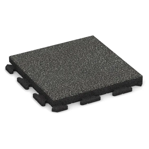 Terasa dlaždice Classic von WARCO im Farbdesign Tmavě šedý granit mit den Abmessungen 500 x 500 x 50 mm. Produktfoto von Artikel 1427 in der Aufsicht von schräg vorne.