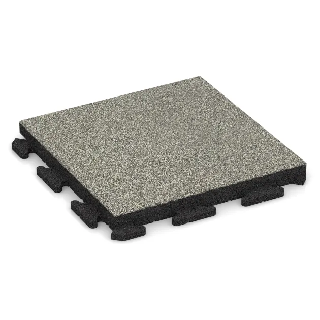 Terasa dlaždice Classic von WARCO im Farbdesign Světlý granit mit den Abmessungen 500 x 500 x 50 mm. Produktfoto von Artikel 1423 in der Aufsicht von schräg vorne.