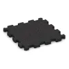 Schodová dlaždice von WARCO im Farbdesign Antracit mit den Abmessungen 306 x 306 x 20 mm. Produktfoto von Artikel 5441 in der Aufsicht von schräg vorne.