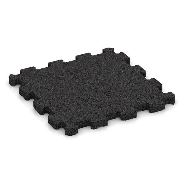 Schodová dlaždice von WARCO im Farbdesign Antracit mit den Abmessungen 306 x 306 x 20 mm. Produktfoto von Artikel 5441 in der Aufsicht von schräg vorne.