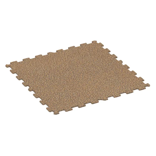 Sportovní podlaha Kompakt von WARCO im Farbdesign Maroko mit den Abmessungen 970 x 970 x 8 mm. Produktfoto von Artikel 1032 in der Aufsicht von schräg vorne.