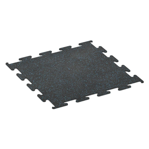 Fitness Performance Elite Tréninková Podlaha von WARCO im Farbdesign Lehce modře posypaná mit den Abmessungen 100 x 100 x 1 cm | 1,00 m². Produktfoto von Artikel 3754 in der Aufsicht von schräg vorne.