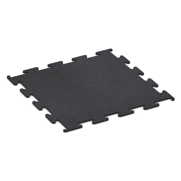Fitness Performance Elite gumová podlaha do fitness von WARCO im Farbdesign Lehce červeně kropenatá mit den Abmessungen 100 x 100 x 1,5 cm | 1,00 m². Produktfoto von Artikel 3757 in der Aufsicht von schräg vorne.