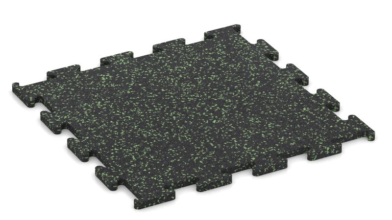 Lehký zelený posypaný