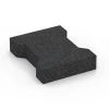 Zámková dlažba von WARCO im Farbdesign Antracit mit den Abmessungen 20 x 16,5 x 4,3 cm | 0,0278 m². Produktfoto von Artikel 3845 in der Aufsicht von schräg vorne.