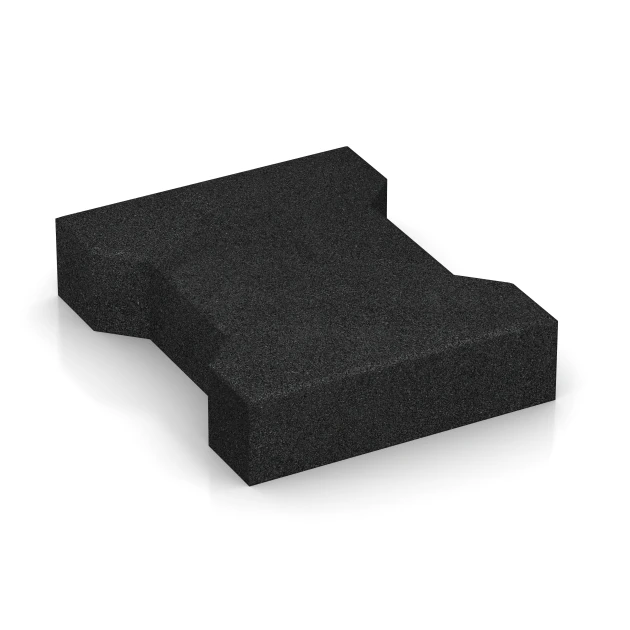 Zámková dlažba von WARCO im Farbdesign Antracit mit den Abmessungen 20 × 16,5 × 4,3 cm | 0,0278 m². Produktfoto von Artikel 3845 in der Aufsicht von schräg vorne.