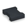 Zámková dlažba von WARCO im Farbdesign Břidlicová šedá mit den Abmessungen 20 × 16,5 × 4,3 cm | 0,0278 m². Produktfoto von Artikel 6378 in der Aufsicht von schräg vorne.