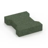 Zámková dlažba von WARCO im Farbdesign Travní zelená mit den Abmessungen 20 x 16,5 x 4,5 cm | 0,0278 m². Produktfoto von Artikel 7070 in der Aufsicht von schräg vorne.