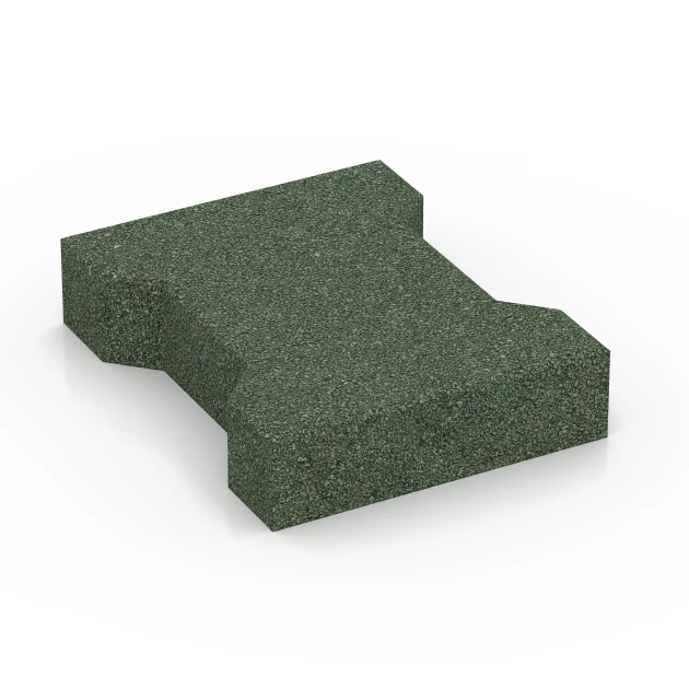 Zámková dlažba von WARCO im Farbdesign Travní zelená mit den Abmessungen 20 x 16,5 x 4,5 cm | 0,0278 m². Produktfoto von Artikel 7070 in der Aufsicht von schräg vorne.